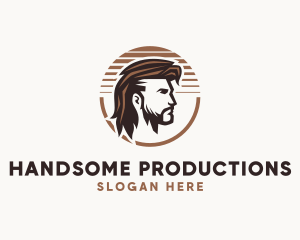 Handsome Mullet Haircut logo