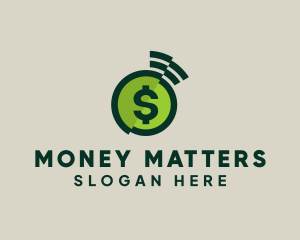 Dollar Currency Money Exchange logo design