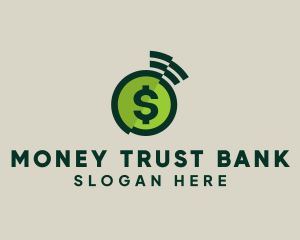 Dollar Currency Money Exchange logo design