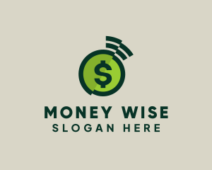 Dollar Currency Money Exchange logo design