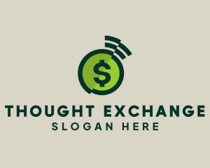 Dollar Currency Money Exchange logo design