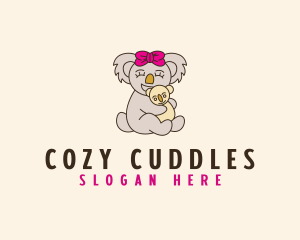 Mother Koala Toy  logo design