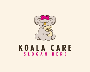 Mother Koala Toy  logo design