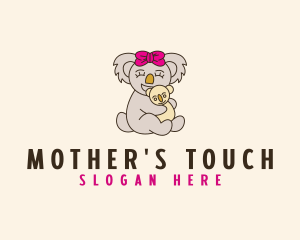 Mother Koala Toy  logo design