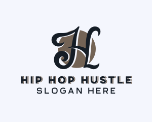 Upscale Boutique Stylist Letter H logo design