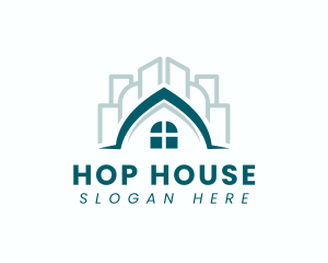 House City Buildings logo design