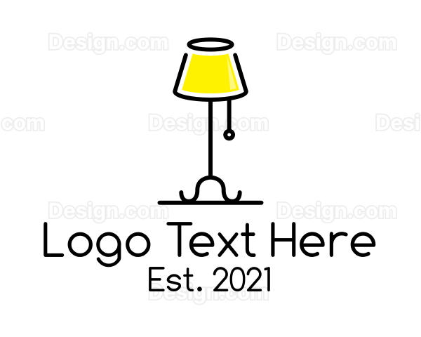 Bedroom Lamp Furnishing Logo