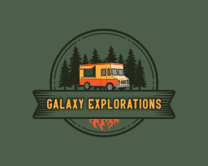 Forest Camper Van logo design