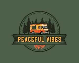 Forest Camper Van logo design