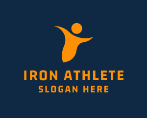 Human Athlete Training logo design