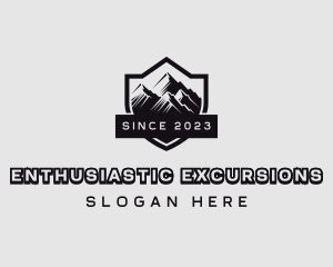 Mountain Peak Hiking logo design