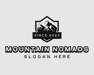 Mountain Peak Hiking logo design