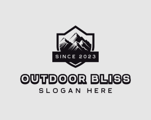 Mountain Peak Hiking logo design