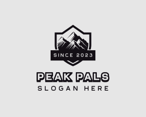 Mountain Peak Hiking logo design