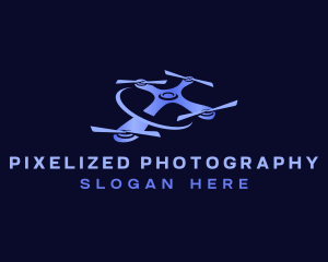 Drone Surveillance Aerial logo design