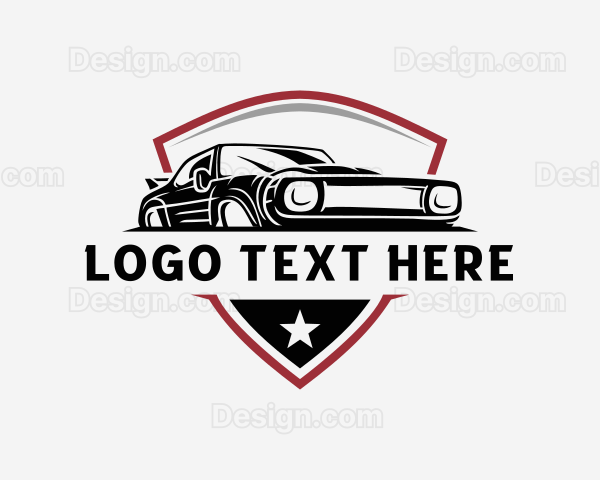 Race Car Automobile Logo