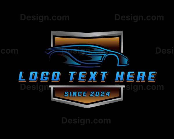 Automotive Racing Car Logo