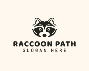 Raccoon Animal Vet logo design