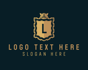 Golden Deluxe Shield logo