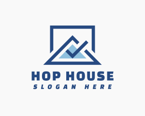 House Roof Check logo design