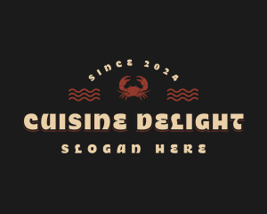 Marine Crab Crustacean logo design