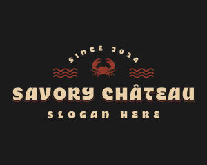 Marine Crab Crustacean logo design