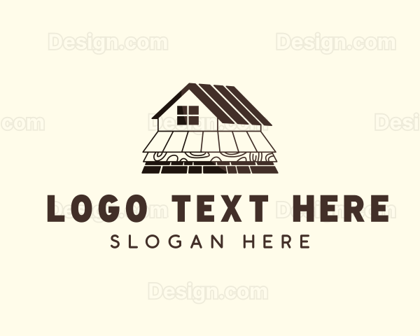 Residential House Flooring Logo