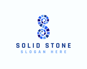 Flooring Brick Letter S logo design