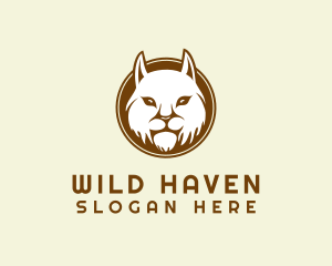 Wild Feline Cat logo design