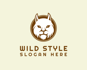 Wild Feline Cat logo design