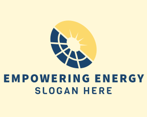 Sunlight Solar Electricity logo design