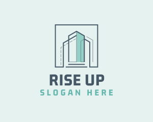 High Rise Condominium City Realty logo design