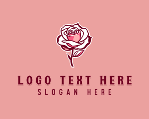 Rose Beauty Flower logo