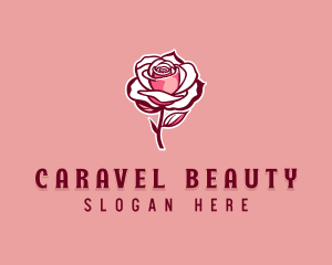 Rose Beauty Flower logo design