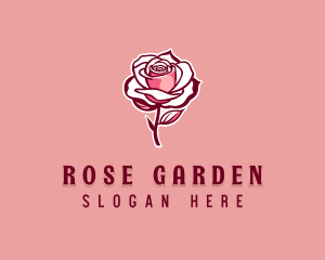 Rose Beauty Flower logo design