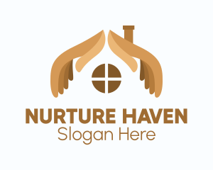 Wooden Hand House  Logo