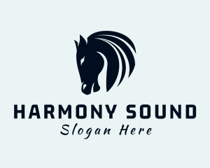 Horse Equine Silhouette logo