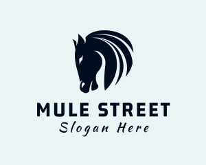 Horse Equine Silhouette logo