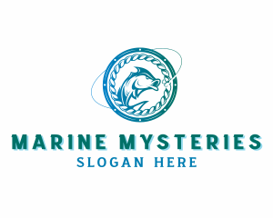 Marine Fish Bait logo design