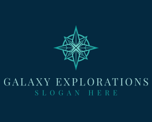 Compass Exploration Navigation logo design