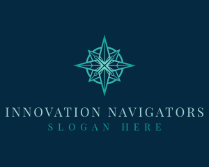 Compass Exploration Navigation logo design