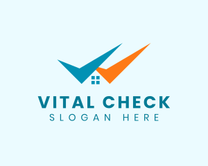 House Roof Checks logo design