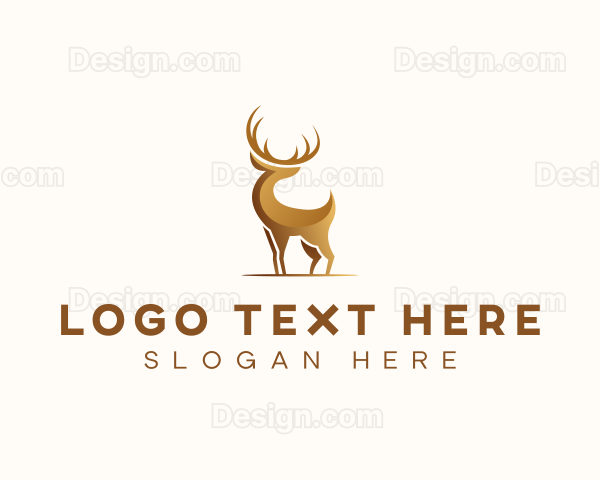 Luxury Deer Antler Logo