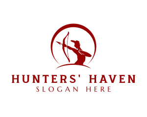 Archer Hunter Bowman logo design