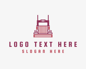 Logistics Truck Vehicle logo