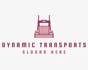 Logistics Truck Vehicle logo design