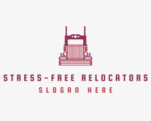 Logistics Truck Vehicle logo design