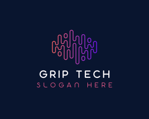 Sound Wave Tech logo design