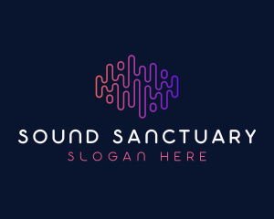 Sound Wave Tech logo design