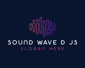 Sound Wave Tech logo design